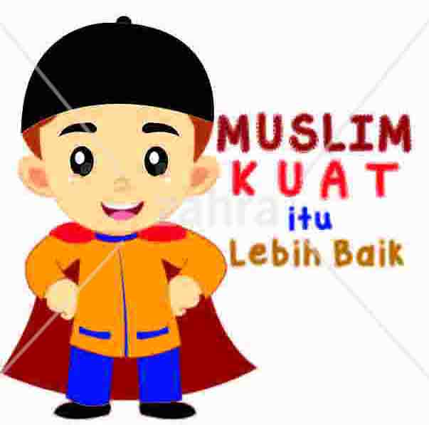 Contoh Gambar Karikatur Anak  Muslim Koleksi Gambar HD